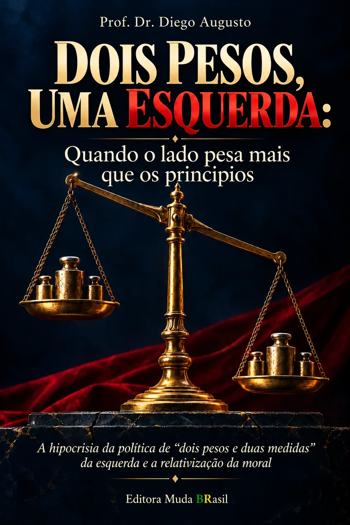 Capa do Livro Digital Dois Pesos, Uma Esquerda, do Prof. Dr. Diego Augusto
